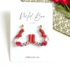 Heart Hoops - Red 5 Heart Hoops Earrings Red scaled