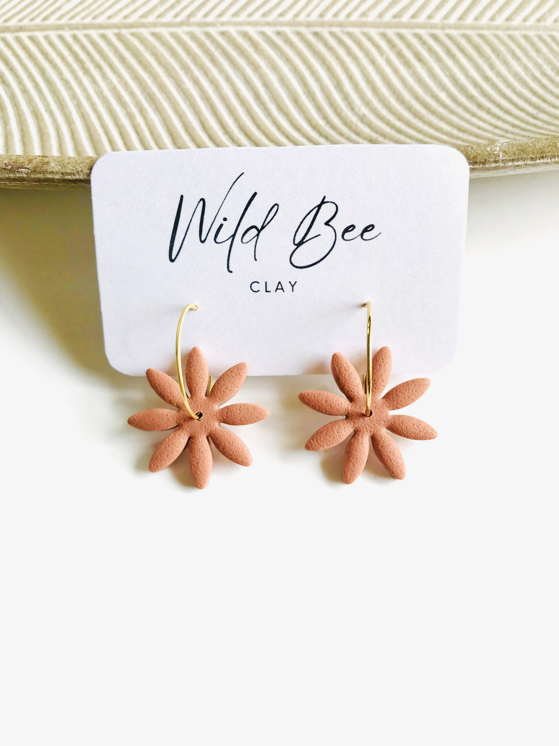 Flower Hoops 2 flower hoops warm beige 6