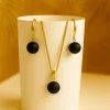 Natural Stone Beads Black Full Set 1 scaled