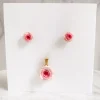 Pink Shaded Rose Jewellery Set 6 Pink Rose shaded Jewellery Set 1