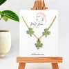 Clover Leaf Jewellery Set 6 Clover Leaf Jewellery Set new