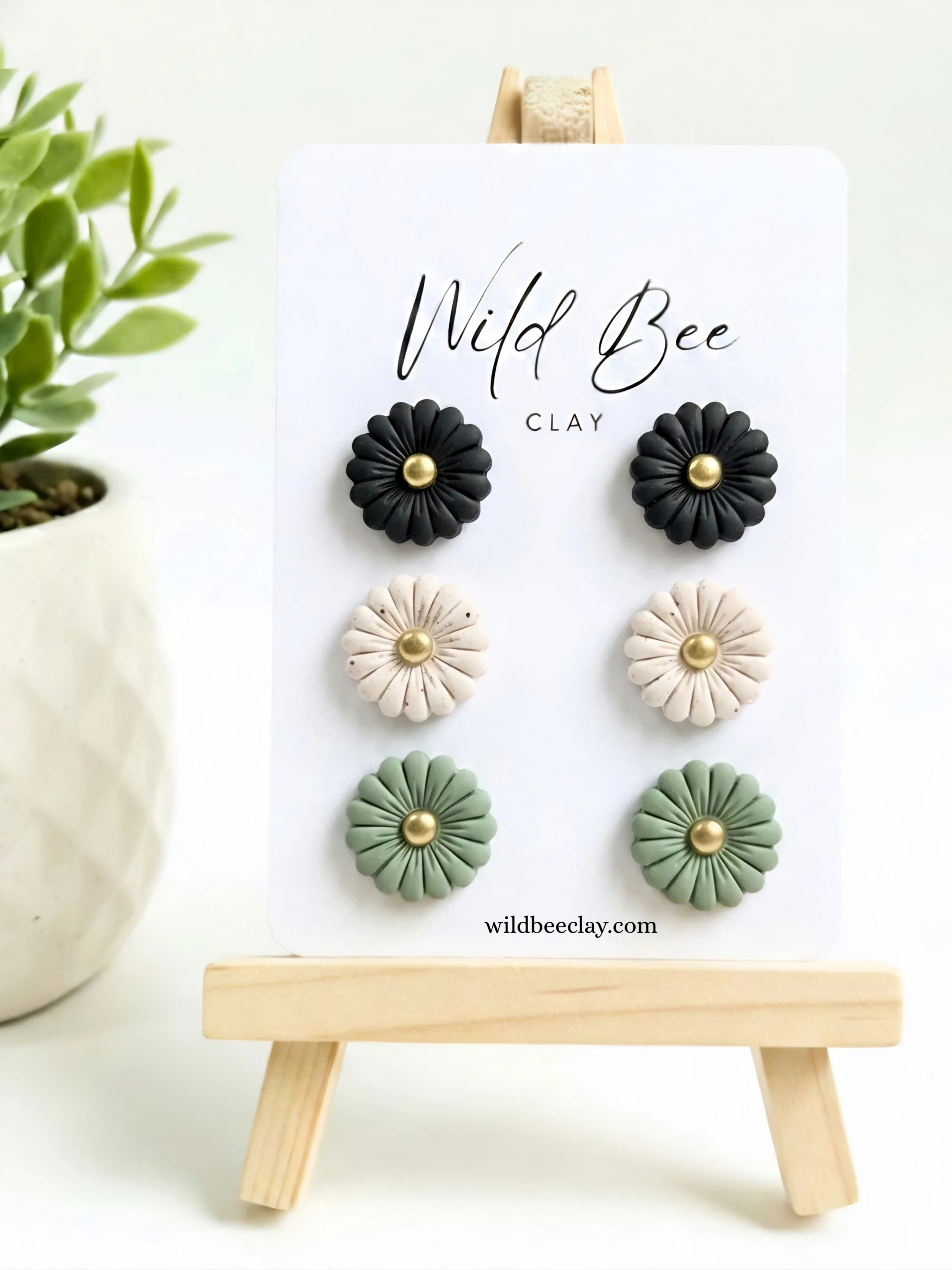 Daisy Stud Earrings-Set 1